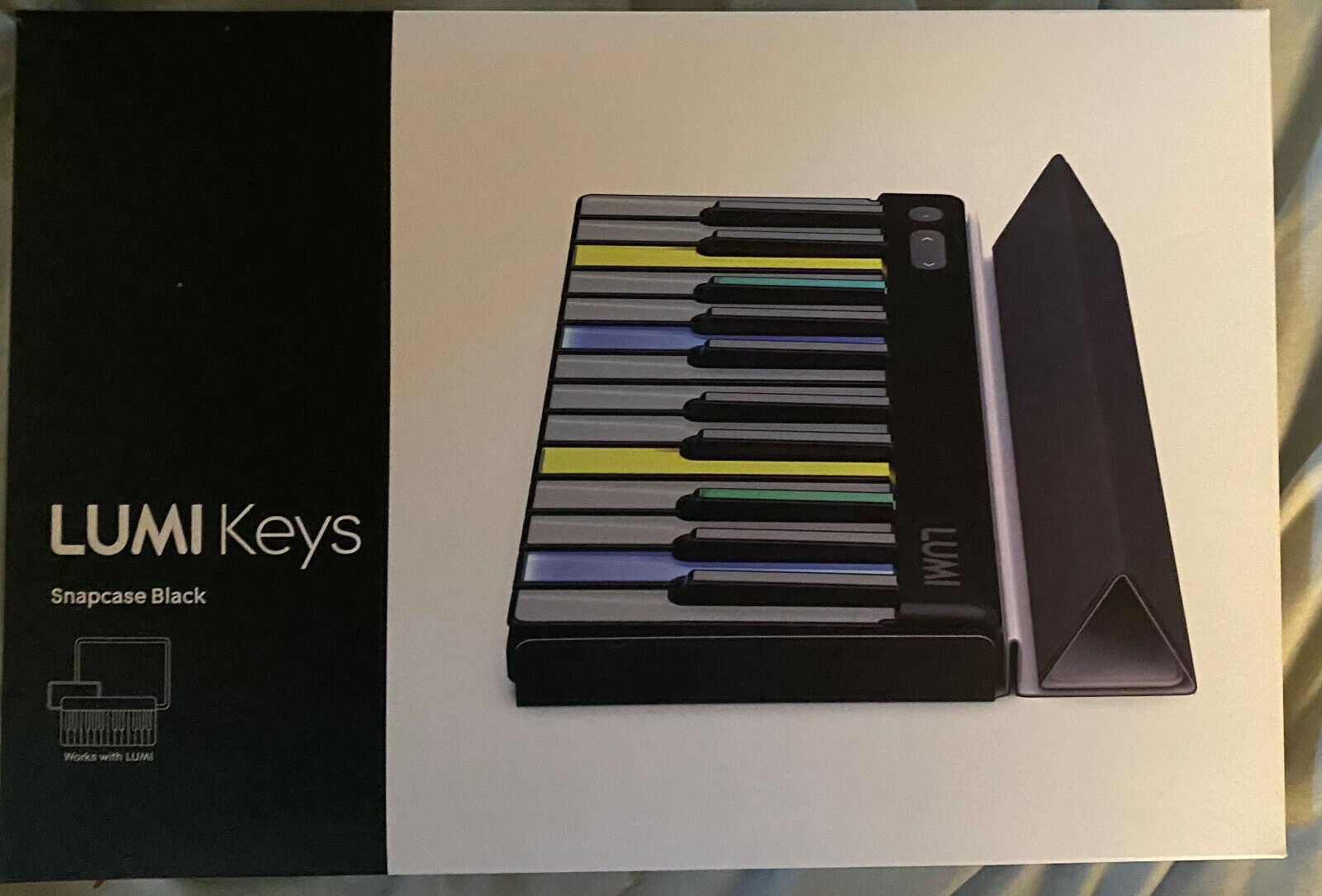 ROLI BLACK Lumi Keys Studio Edition 4D MIDI Bluetooth Keyboard w/ ROLI Snapcase - Fresh Stock Dated February 2026