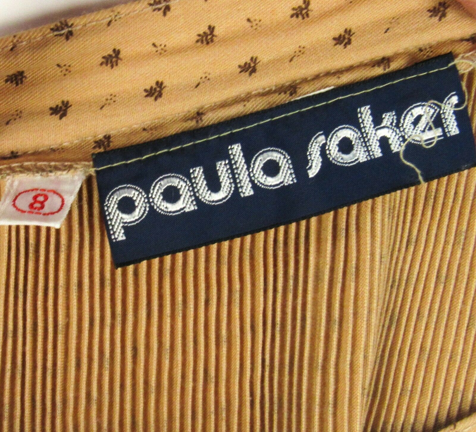 Vintage 70s Paula Saker Accordion Pleat Skirt 25