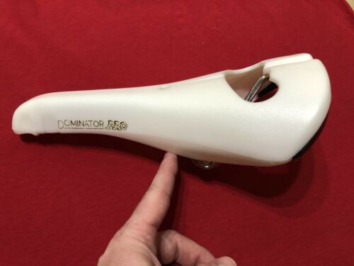 Rare NOS Dominator Pro Viscount Seat White Black OLD SCHOOL BMX - Fresh Stock Dated December 2025