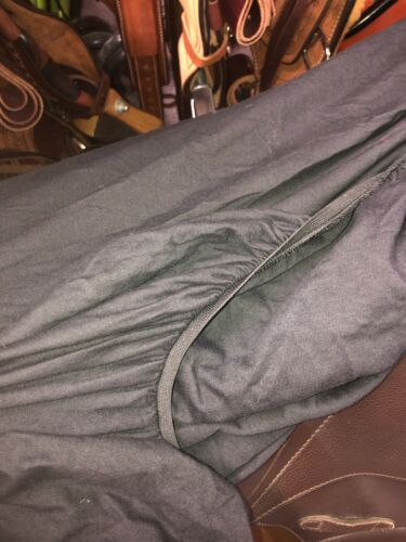 Plain Black English Saddle Cover - Fresh Stock Dated December 2025