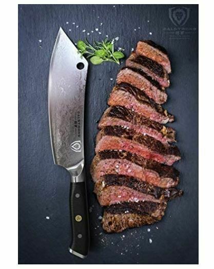 Dalstrong 8” “The Crixus” Chef and Cleaver Hybrid Knife  - Shogun Series - Fresh Stock Dated December 2025