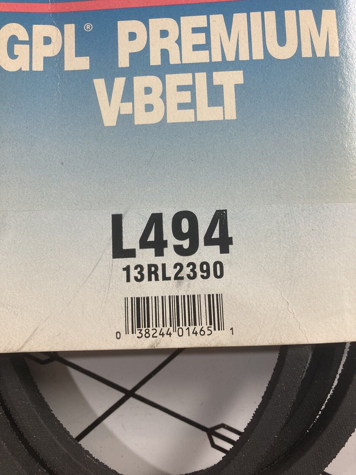 DAYCO GPL PREMIUM V-BELT L494 or  13RL2390 NOS Made in the USA - Fresh Stock Dated February 2026