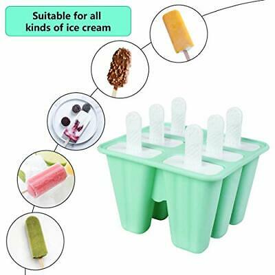 Popsicle Molds, Silicone Popsicle Molds DIY Reusable Ice Pop Molds - Easy - Fresh Stock Dated December 2025