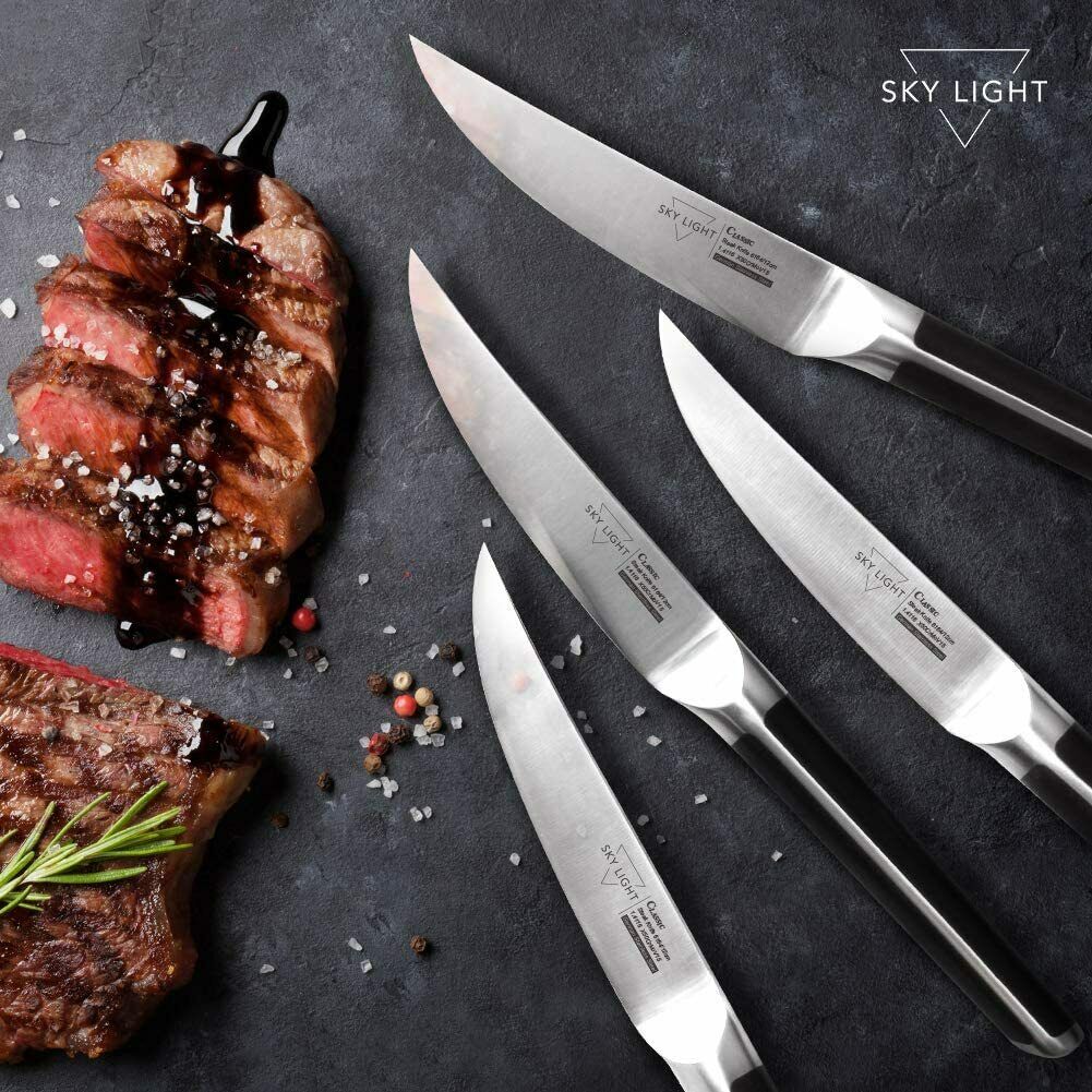 Skylight *4.5 inch Non Serrated Steak Knife Set of 4  Classic Steak Knife - Fresh Stock Dated December 2025