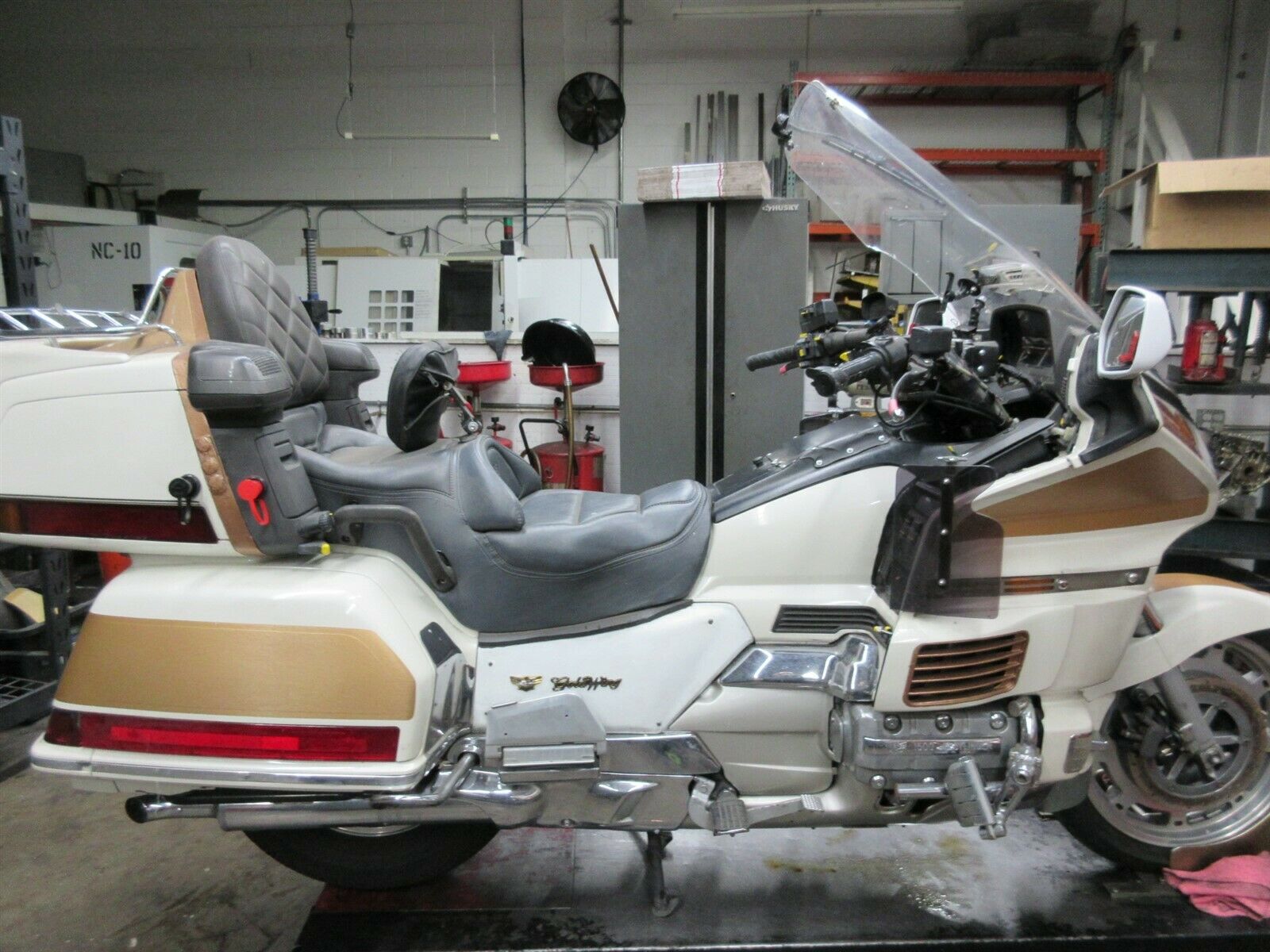 1990 88-90 Honda GL1500 Goldwing Exhaust Muffler Heat Shield Cover Side OEM - Fresh Stock Dated February 2026