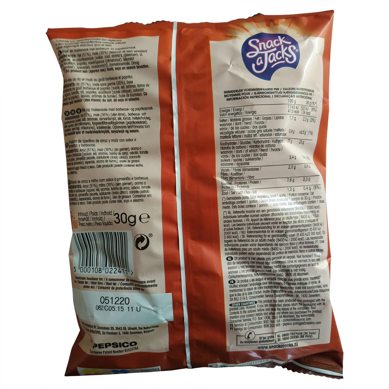 Snack a Jacks | snack Jacks | Snack a Jacks Barbecue Paprika | SnackaJacks | 1.0 - Fresh Stock Dated February 2026