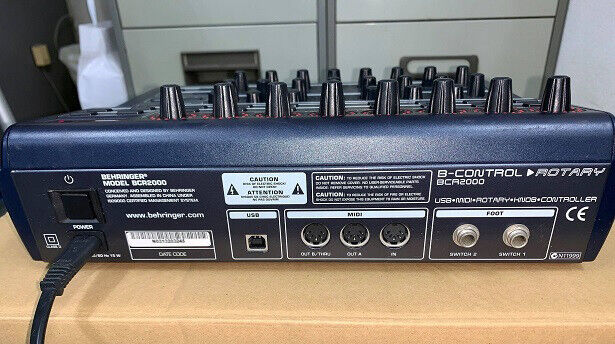 Behringer BCF2000 USB / MIDI Fader Controller B-Control Rotary 11.8