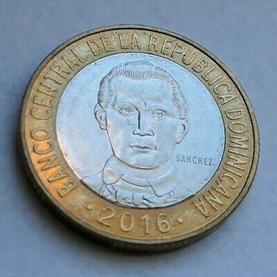 5 Peso 2016 República Dominicana - Fresh Stock Dated December 2025