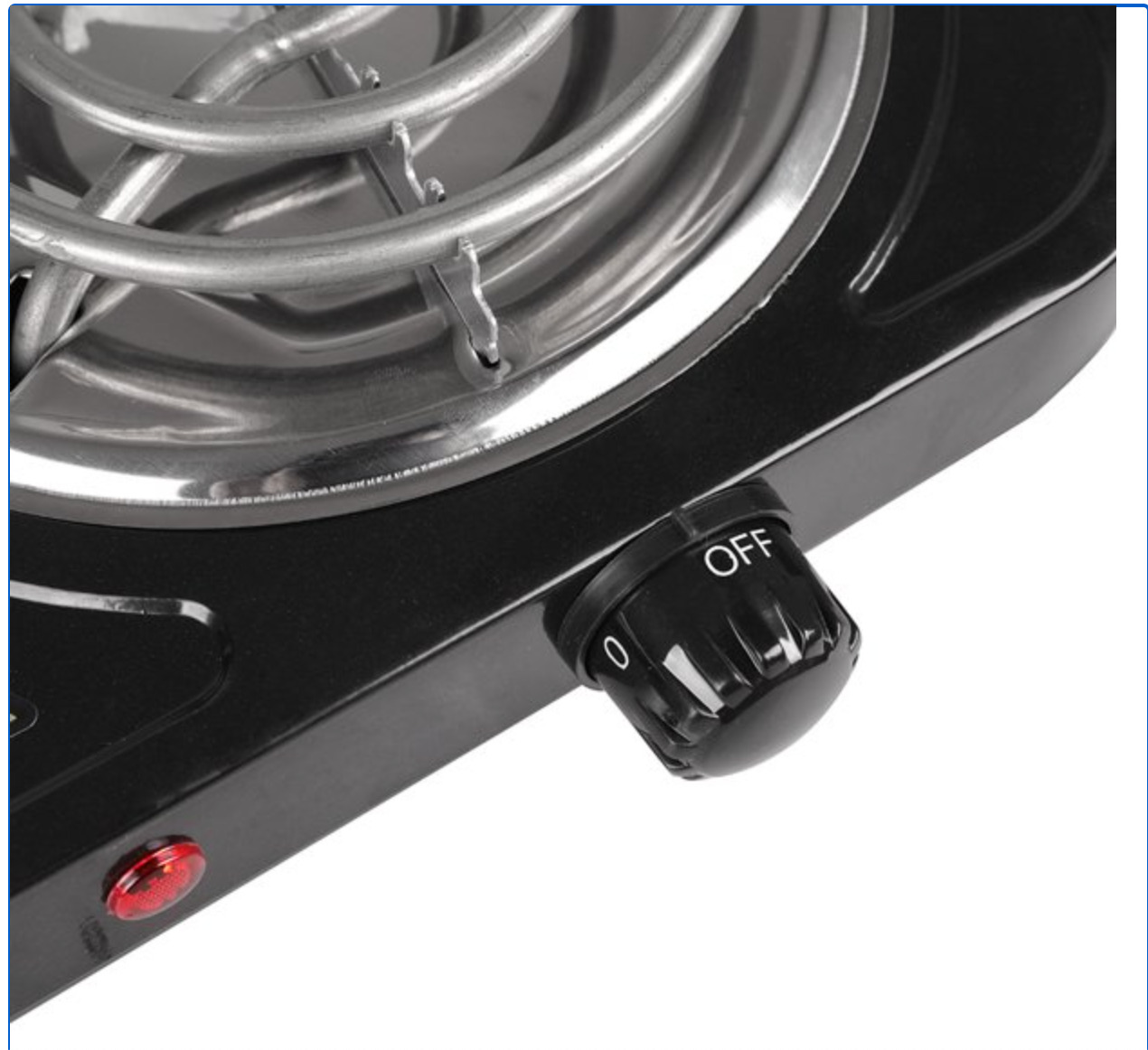 Estufa Cocina Electrica De 2 Hornillas Portatil Para Casa Apartamento camping - Fresh Stock Dated February 2026