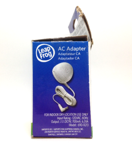 Leap Frog 690-11213 9V AC Adapter For Leap Frog and Leapster Explorer - Fresh Stock Dated February 2026