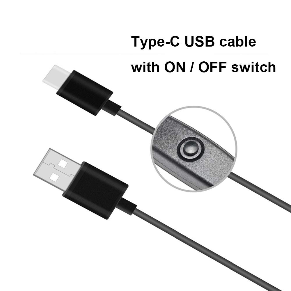FBHDZVV Power USB Switch Type-C Cable for Raspberry Pi 4, Replacement for... - Fresh Stock Dated February 2026