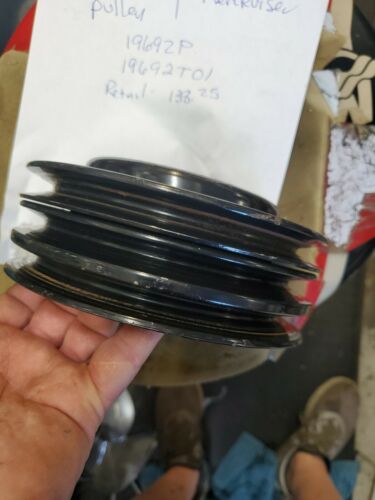 mercruiser 3 groove pulley  19692T01 - Fresh Stock Dated February 2026