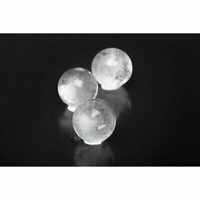 HIC Cannon Ball Round Large-Sized Silicone Ice Cube Tray - Makes Ten 1.5