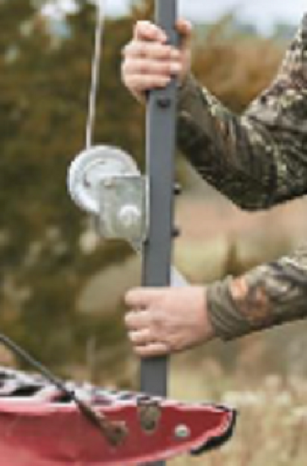 Deer Hoist Winch Lift 360 Swivel Gambrel 2