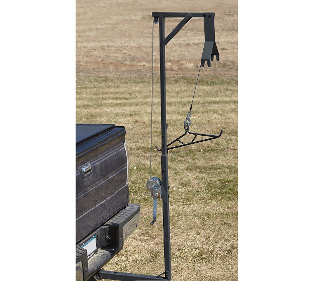 Outdoor Deluxe Deer Elk Hoist and Gambrel Swivel Hitch Lift System Heavy Duty - Fresh Stock Dated February 2026