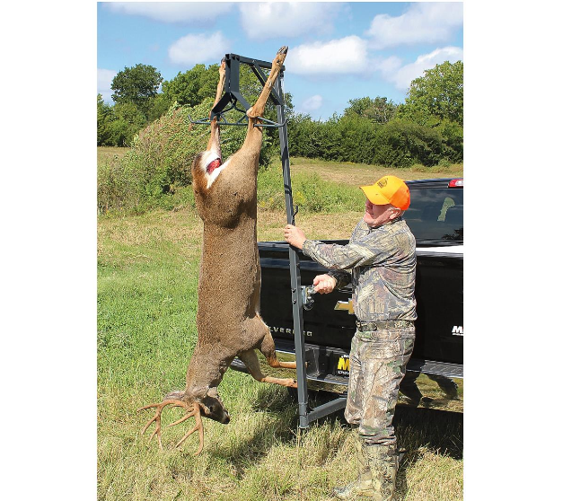 Outdoor Deluxe Deer Elk Hoist and Gambrel Swivel Hitch Lift System Heavy Duty - Fresh Stock Dated February 2026