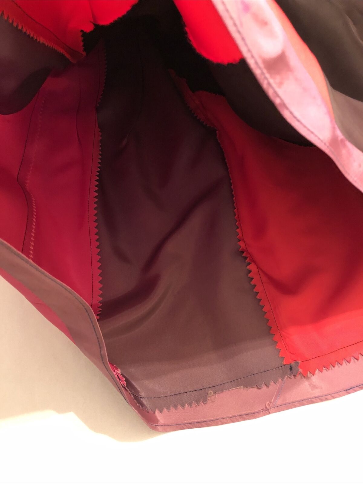 Vintage CLASSIC of BOSTON Elegant Pleated Silk Blend Skirt Size 13 Red Pink EUC - Fresh Stock Dated March 2026