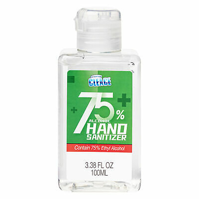 Cleace Advanced 75% Alcohol Hand Sanitizer Gel, 120 small bottles, 3.38 oz each - Fresh Stock Dated December 2025
