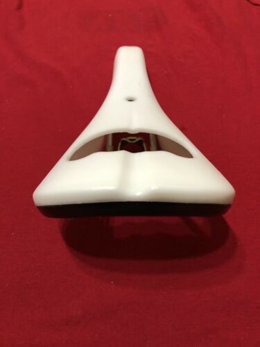 Rare NOS Dominator Pro Viscount Seat White Black OLD SCHOOL BMX - Fresh Stock Dated December 2025