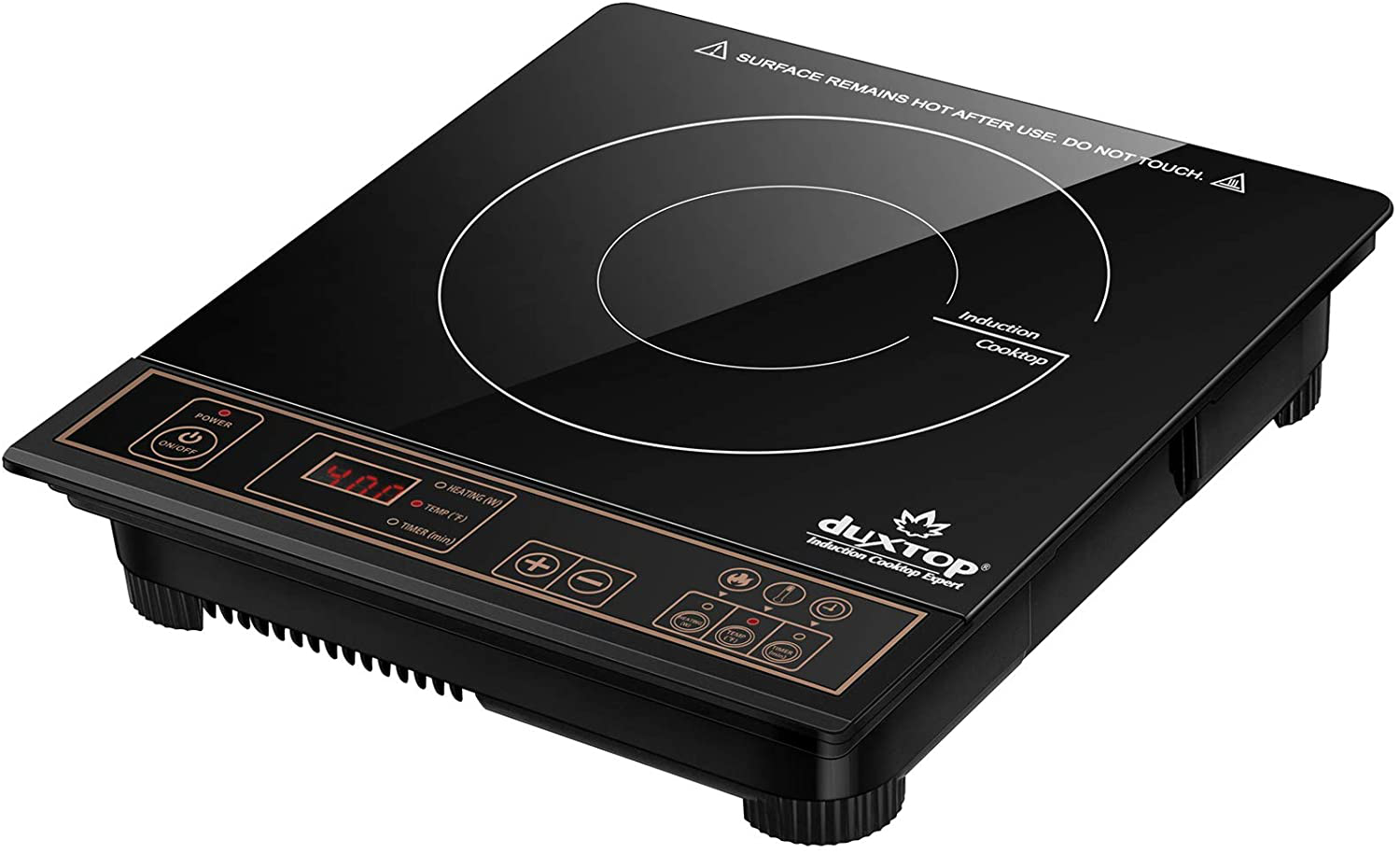 Electric Portable Induction Cooktop Countertop Burner 1800W, Black for Dorm & RV - Fresh Stock Dated December 2025