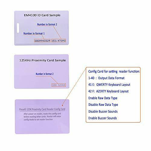 RFID Reader 125KHz Reader Reads Both 1326 Family Proximity Cards & EM4100 ID... - Fresh Stock Dated February 2026