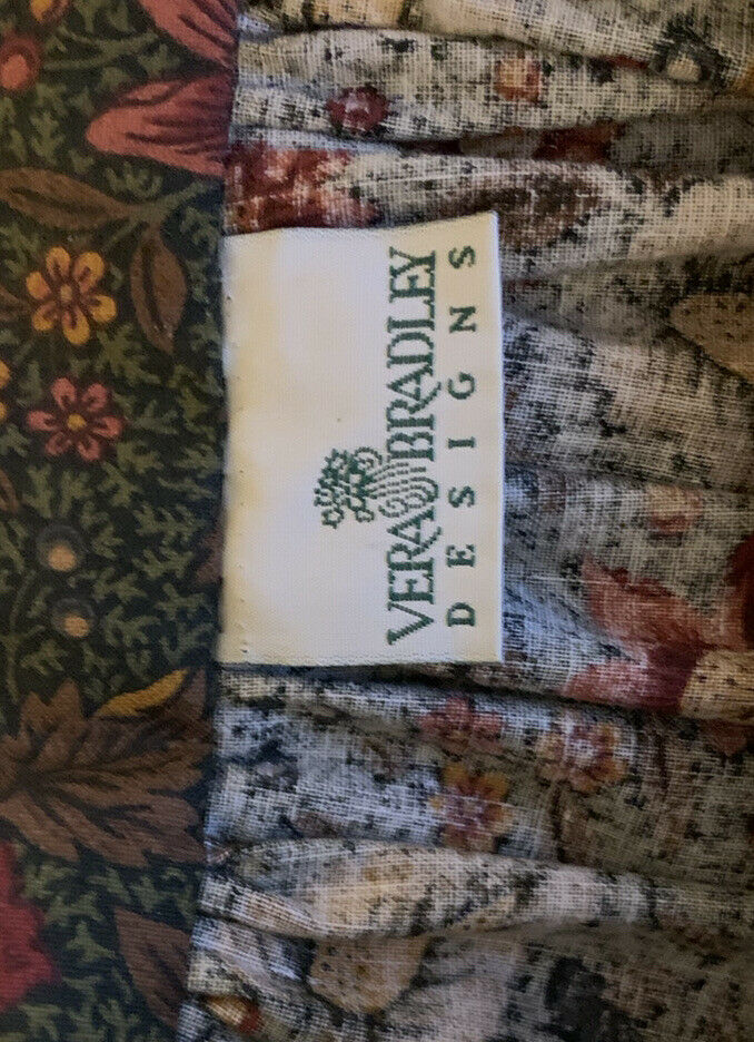 Vtg Vera Bradley 3 piece Floral Skirt Vest Belt Prairie USA Women’s Sz M Cottage - Fresh Stock Dated March 2026