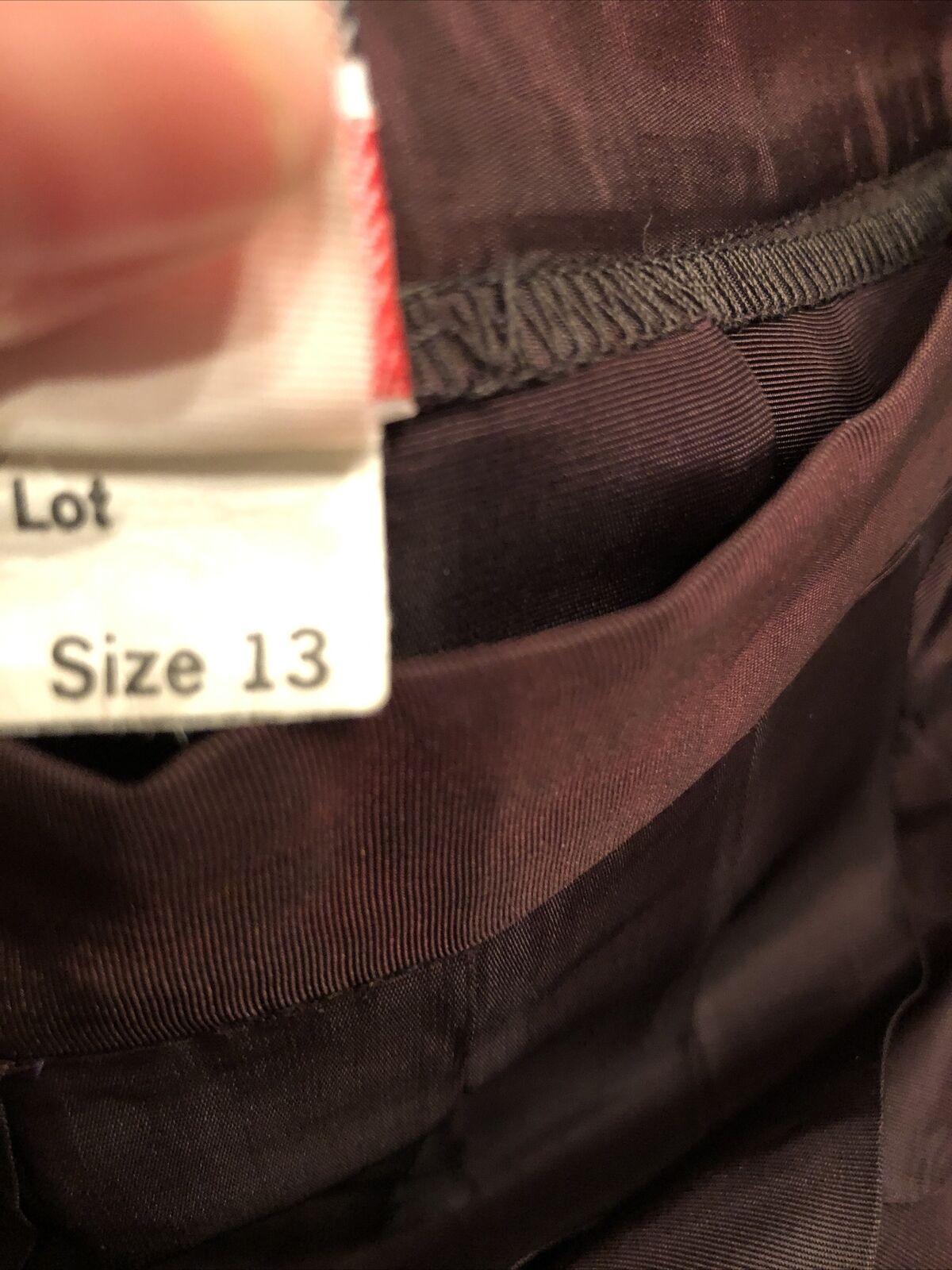 Vintage CLASSIC of BOSTON Elegant Pleated Silk Blend Skirt Size 13 Red Pink EUC - Fresh Stock Dated March 2026