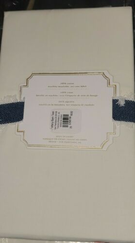 2pc Set Pottery Barn Teen Emily  Meritt Scallop Standard Shams Black Egret Ivory - Fresh Stock Dated December 2025