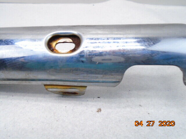 1985 85 Kawasaki Eliminator 900 ZL900A right exhaust pipe heat shield cover - Fresh Stock Dated February 2026