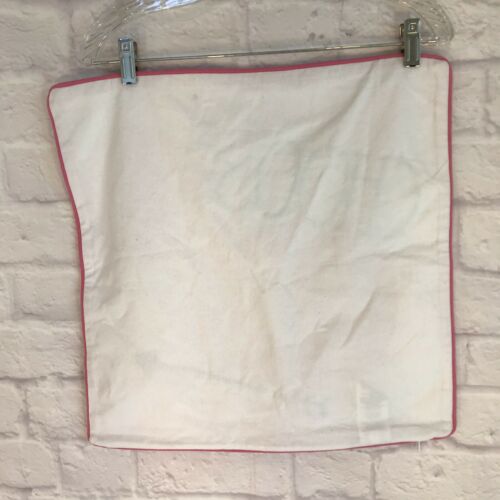 NEW Pottery Barn Teen Coastal Inspiration Choose Happy Heart Pillow Cover 18x18 - Fresh Stock Dated December 2025