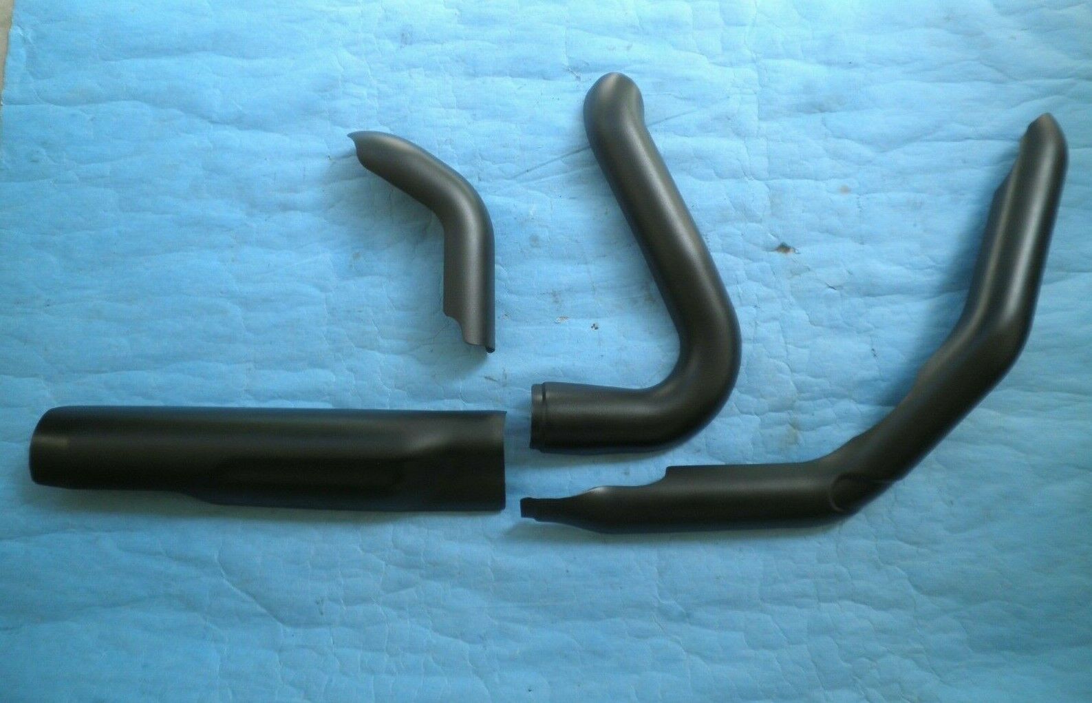 HARLEY OEM M 8 TOURING ELECTRA ROAD STREET GLIDE BLACK EXHAUST HEAT SHIELDS - Fresh Stock Dated February 2026