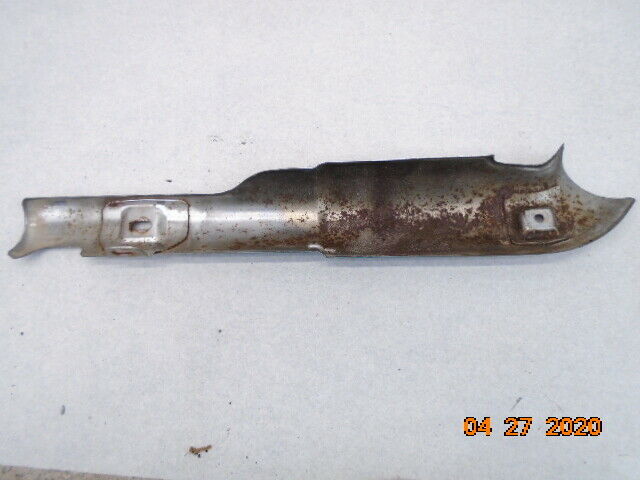 1985 85 Kawasaki Eliminator 900 ZL900A right exhaust pipe heat shield cover - Fresh Stock Dated February 2026