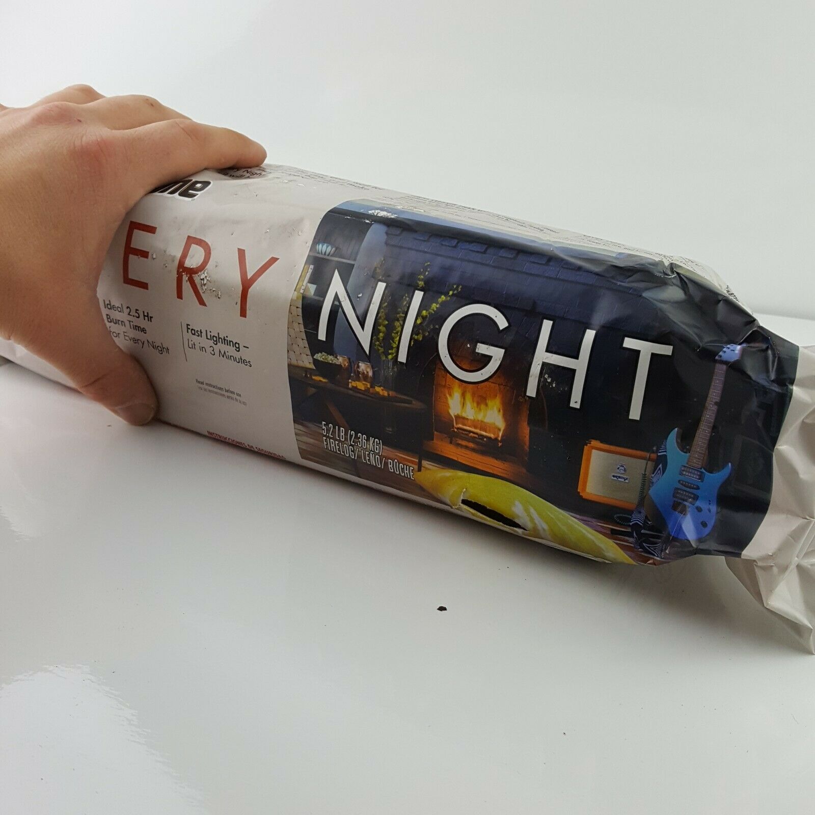 Duraflame BIGFLAME Everynight Style SINGLE 5lb log 2.5 hr - Fresh Stock Dated December 2025