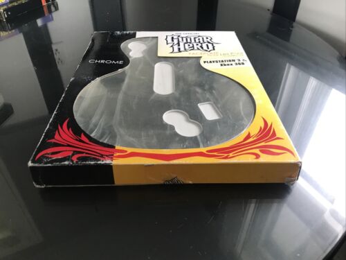 Official NIB Guitar Hero Faceplate Les Paul PS3 XBOX 360 Chrome Silver - Fresh Stock Dated December 2025