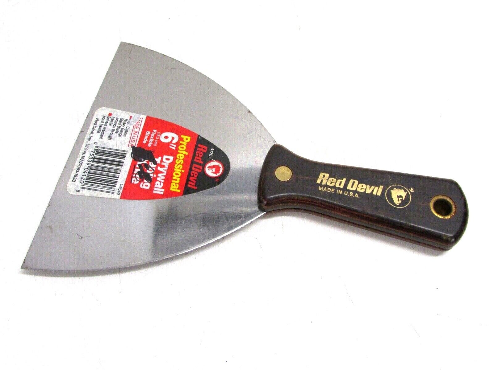 RED DEVIL PROFESSIONAL DRYWALL TAPING KNIFE #4120, 6