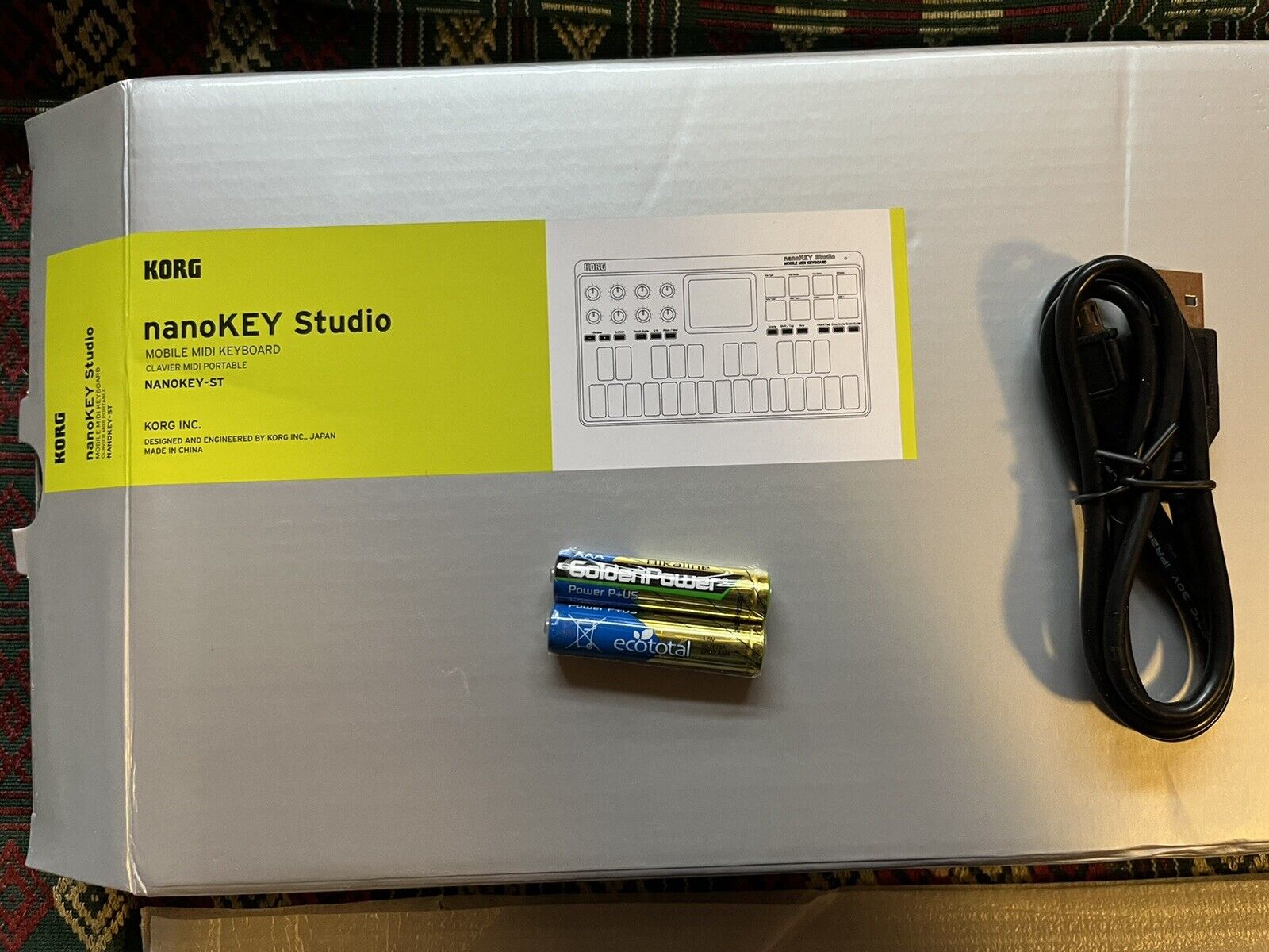 KORG mobile MIDI keyboard nanoKEY Studio NANOKEY-ST - Fresh Stock Dated February 2026