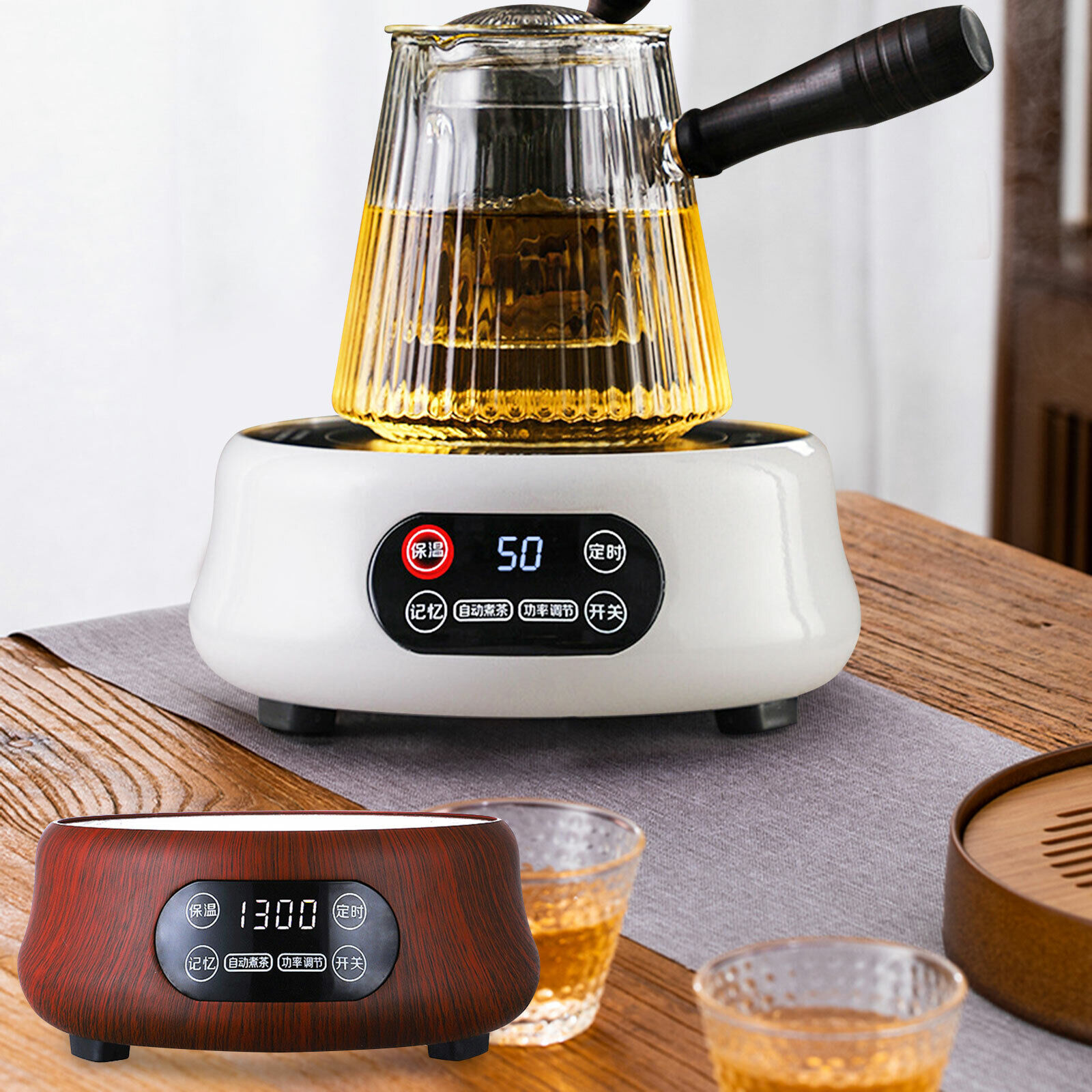 Mini Electric Heater Coffee Milk Soup Heater 1300W Hot Plate Stove 110V - Fresh Stock Dated February 2026