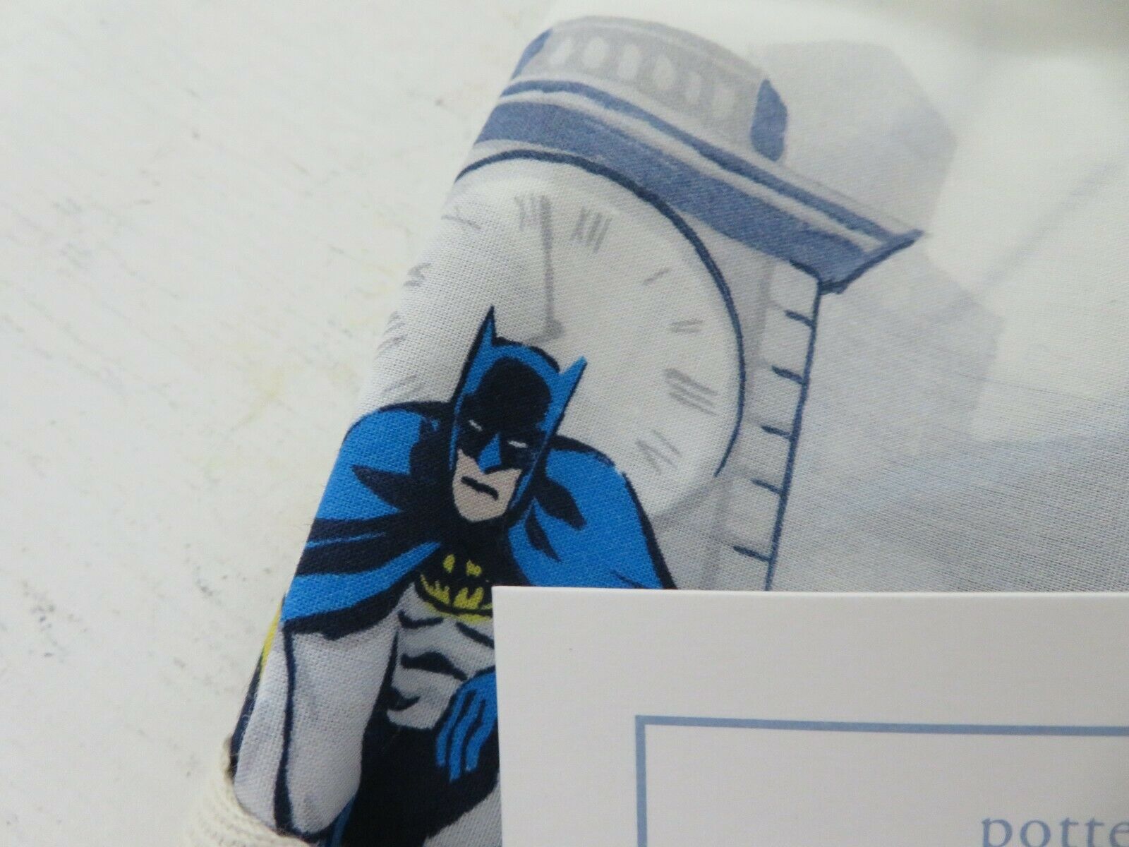 POTTERY BARN KIDS BATMAN CITYSCAPE STANDARD PILLOW SHAM NEW - Fresh Stock Dated December 2025