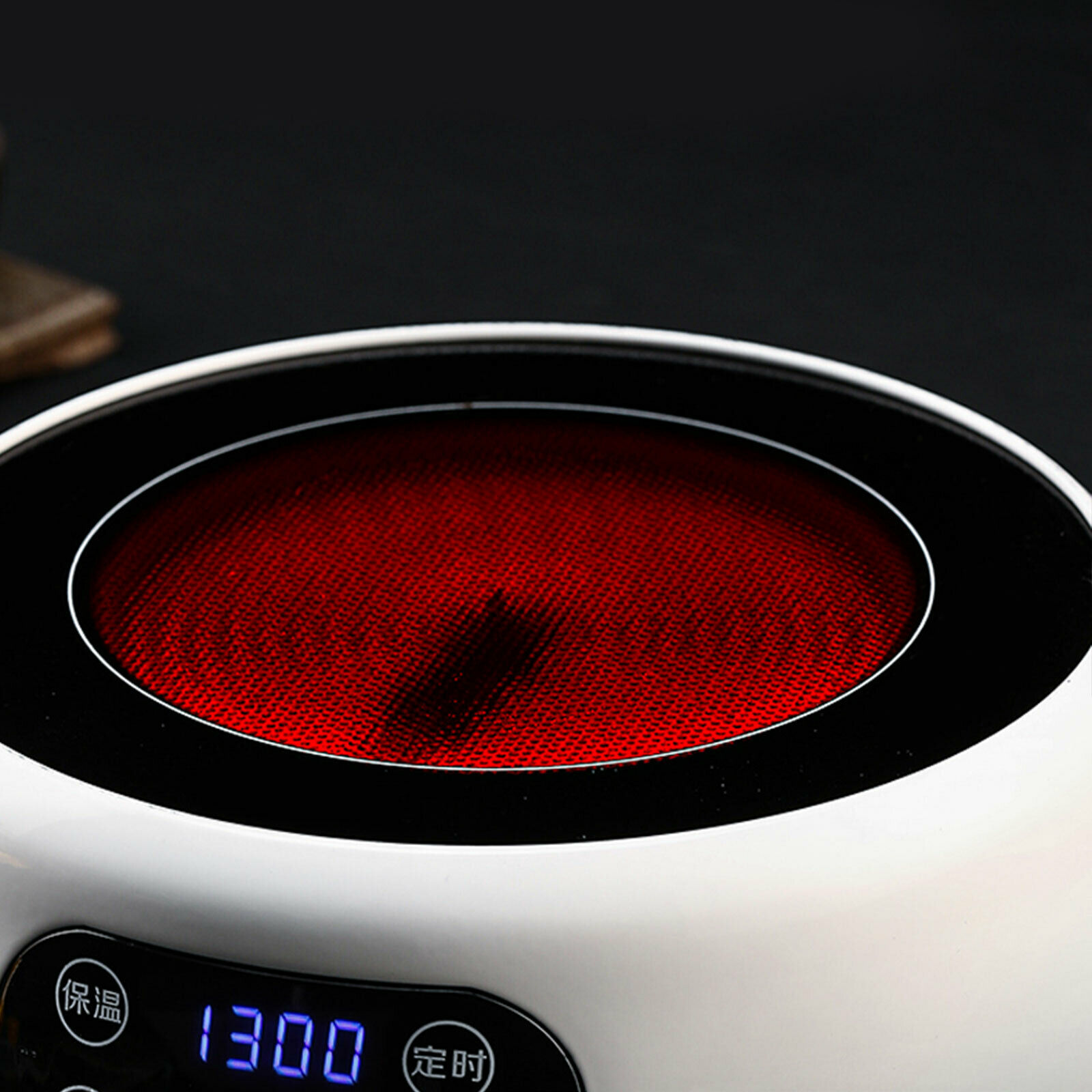 Mini Electric Heater Coffee Milk Soup Heater 1300W Hot Plate Stove 110V - Fresh Stock Dated February 2026