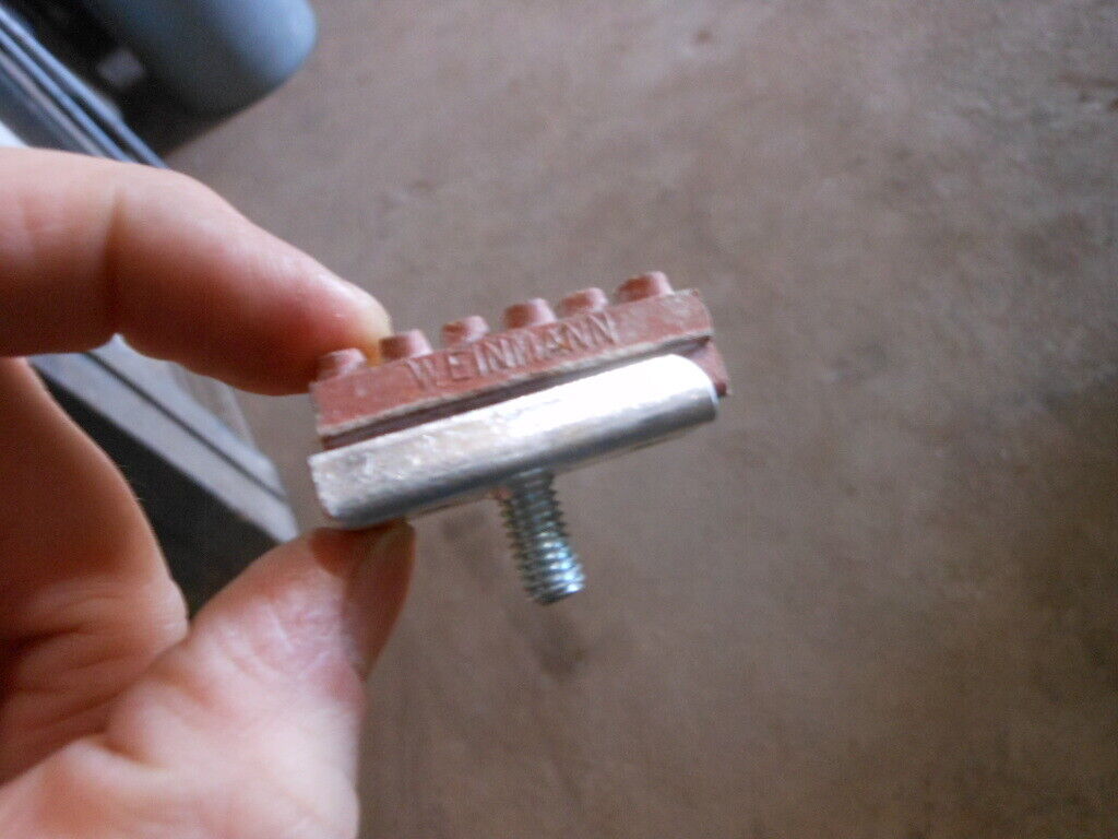 NOS Vintage Schwinn Stingray Weinmann 6 Bump Front Brake Pad Set with Bolts Pair - Fresh Stock Dated February 2026