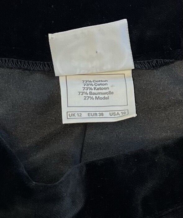 Vintage Laura Ashley Black Velvet Maxi Long Skirt Women's US 10 / EU 38 / UK 12 - Fresh Stock Dated March 2026