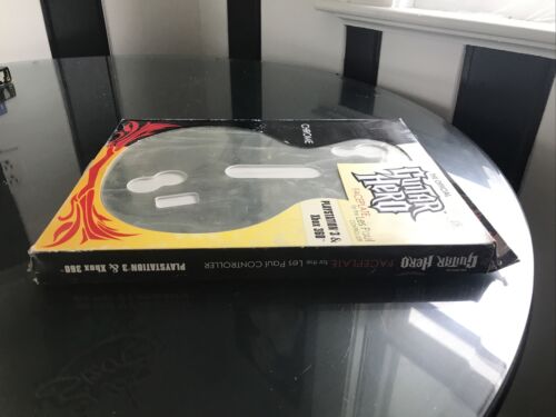 Official NIB Guitar Hero Faceplate Les Paul PS3 XBOX 360 Chrome Silver - Fresh Stock Dated December 2025