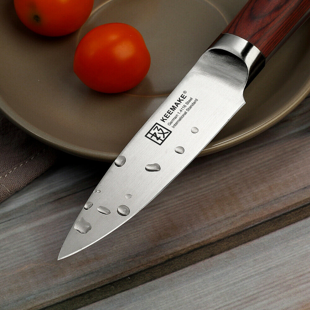 3.5 inch Paring Knife Peeling Knife Stainless Steel Utility Razor sharp Cutter - Fresh Stock Dated December 2025