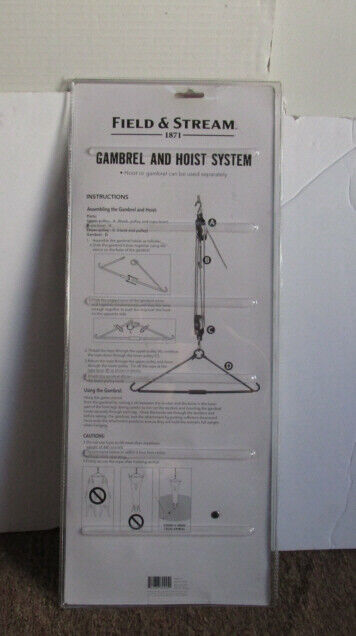 Field & Stream Gambrel And Hoist System - New - Fresh Stock Dated December 2025