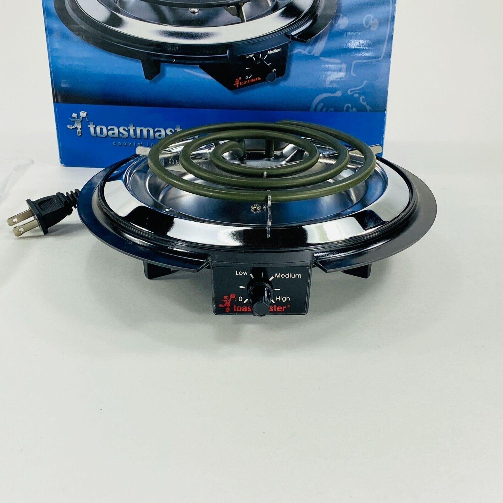 Toastmaster Electric Hot Plate Basic Burner Buffet Range Adjustable Temperature - Fresh Stock Dated February 2026