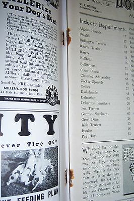 Vintage THE DOGS NEWS magazine. January 1940. The Beagle cover - Fresh Stock Dated December 2025