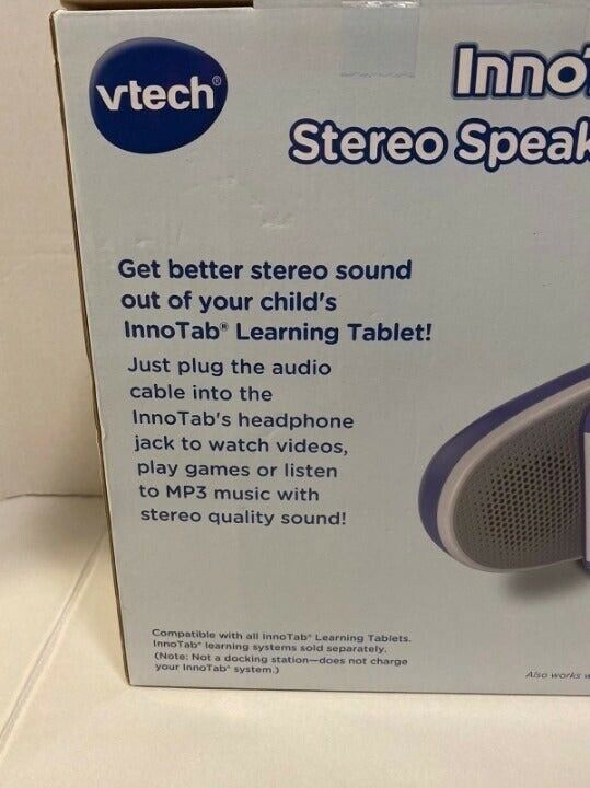 Vtech InnoTab Stereo Speaker System new - Fresh Stock Dated February 2026
