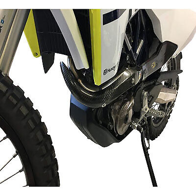 P3 Carbon Head Pipe Heat Shield Stock For HUSQVARNA 701 ENDURO SUPERMOTO - Fresh Stock Dated February 2026