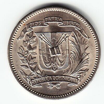 DOMINICAN REPUBLIC 5 centavos 1971 KM18 CuNi NICE & LUSTROUS - RARE in TOP GRADE - Fresh Stock Dated February 2026