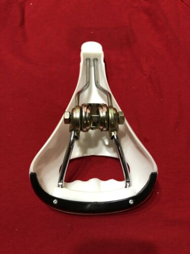 Rare NOS Dominator Pro Viscount Seat White Black OLD SCHOOL BMX - Fresh Stock Dated December 2025